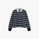 Broken Stripe Dark Blue / Ecru