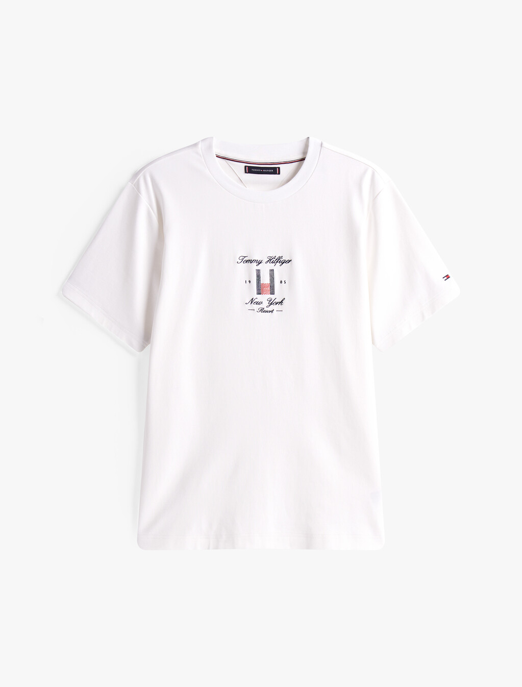 Seasonal Flag Logo T-Shirt, White, hi-res