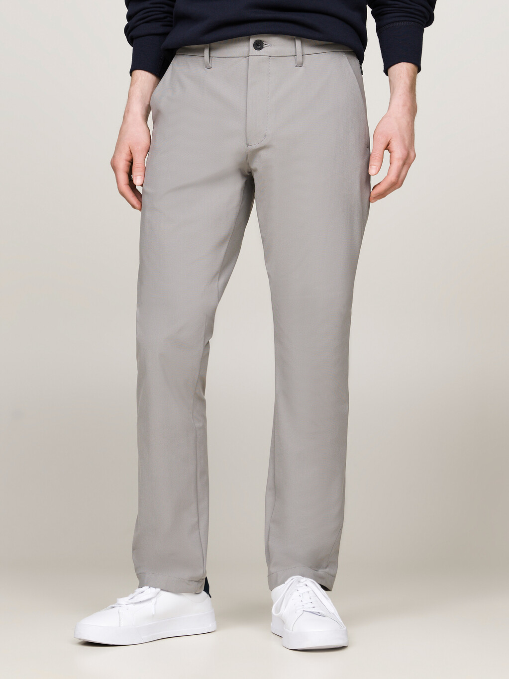 Denton Moisture Wicking Straight Chinos, Hydrogen Grey, hi-res