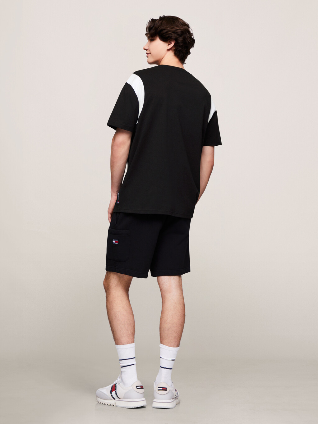 Tommy 1985 Varsity T-Shirt, Black, hi-res