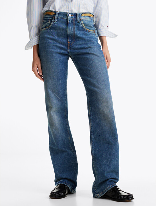 High Rise Relaxed Bootcut Jeans