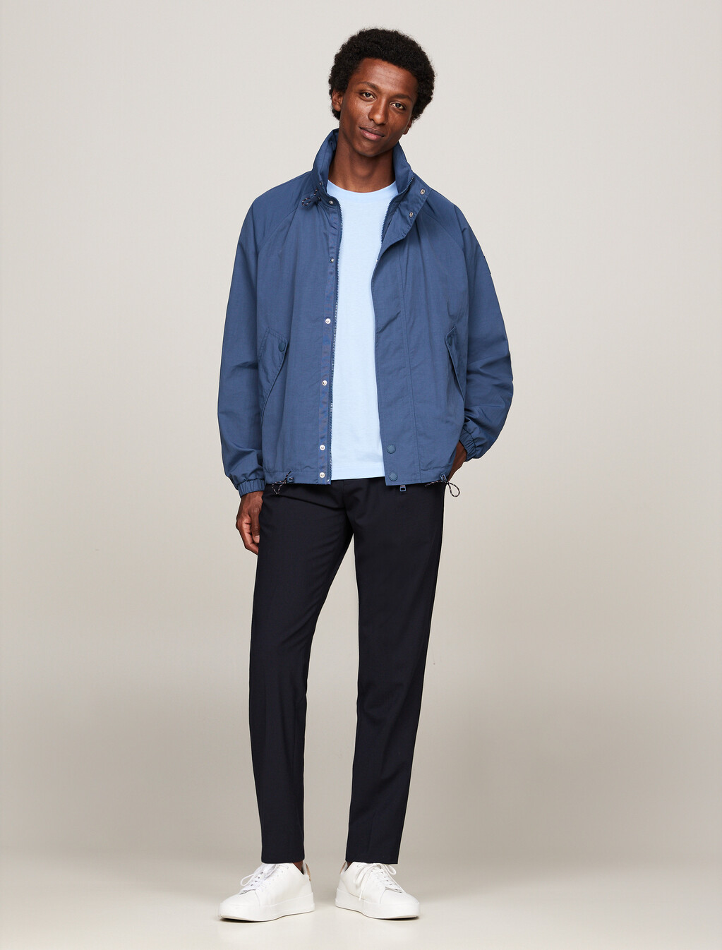 Logo Patch Water Repellent Regatta Jacket, Aegean Sea, hi-res