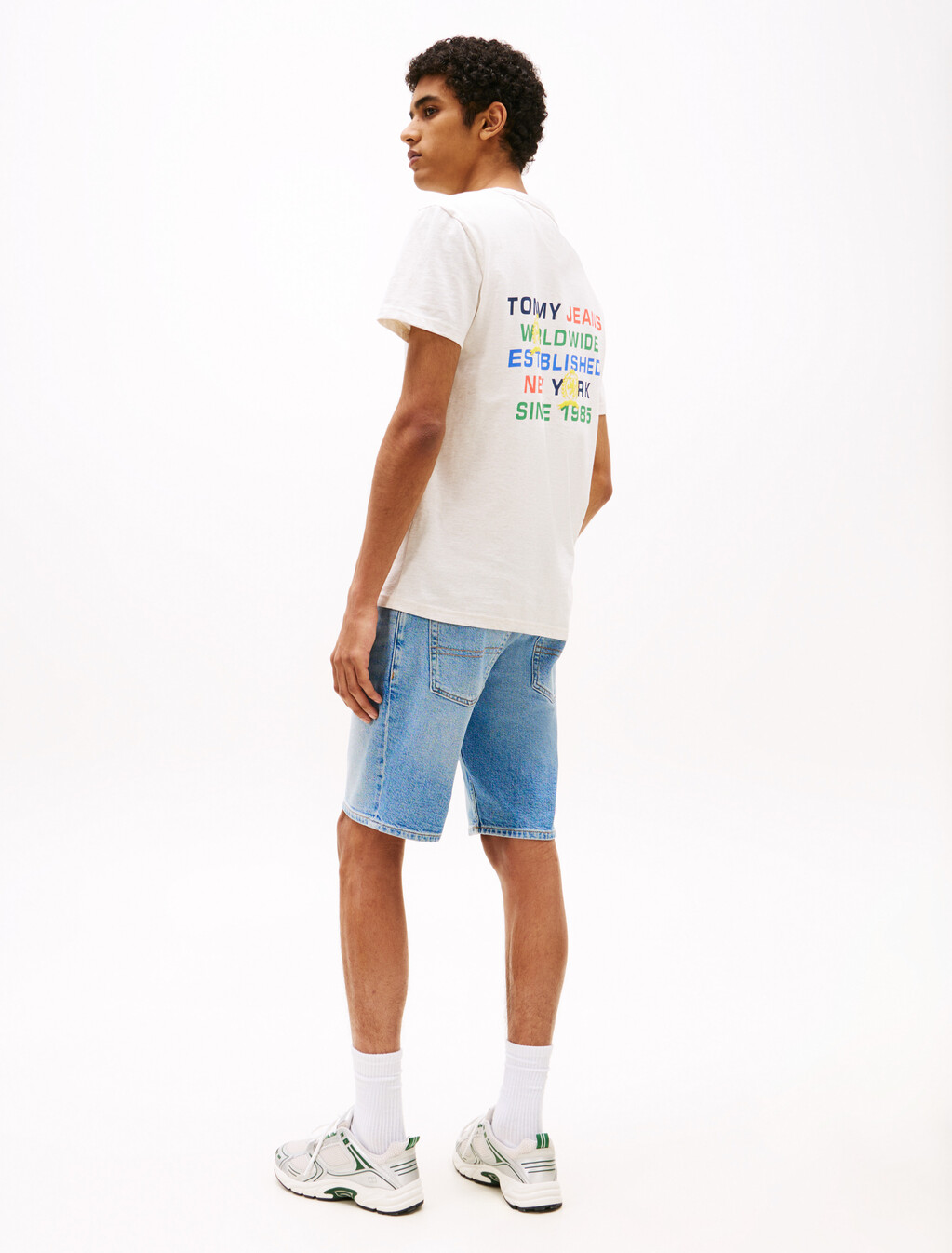 Back Graphic Logo T-Shirt, Oat Marl Htr, hi-res