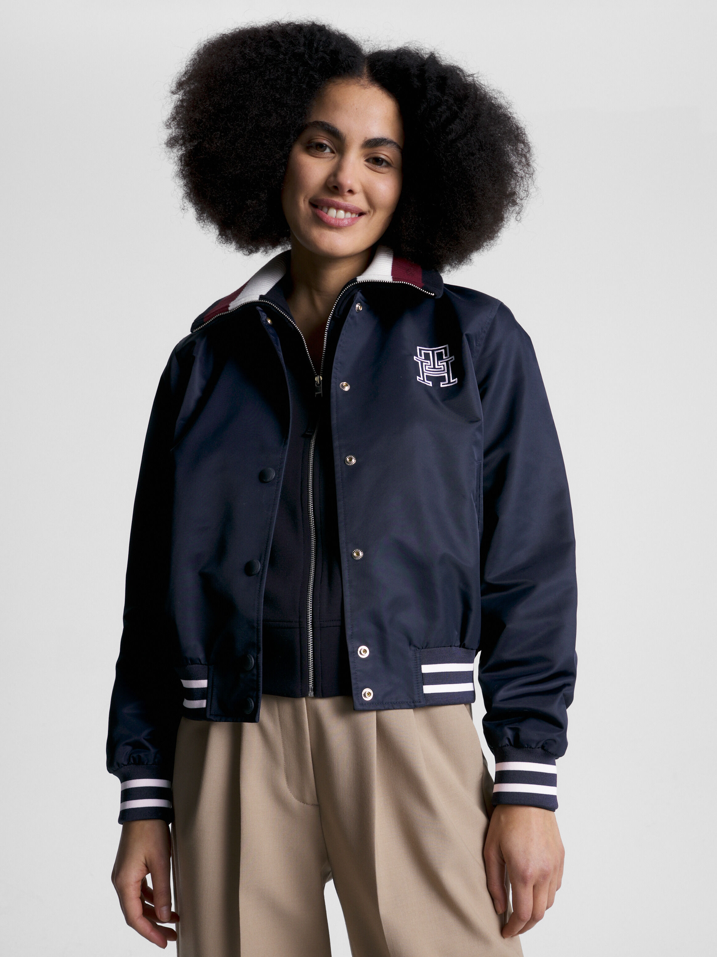 Womens bomber online jacket tommy hilfiger