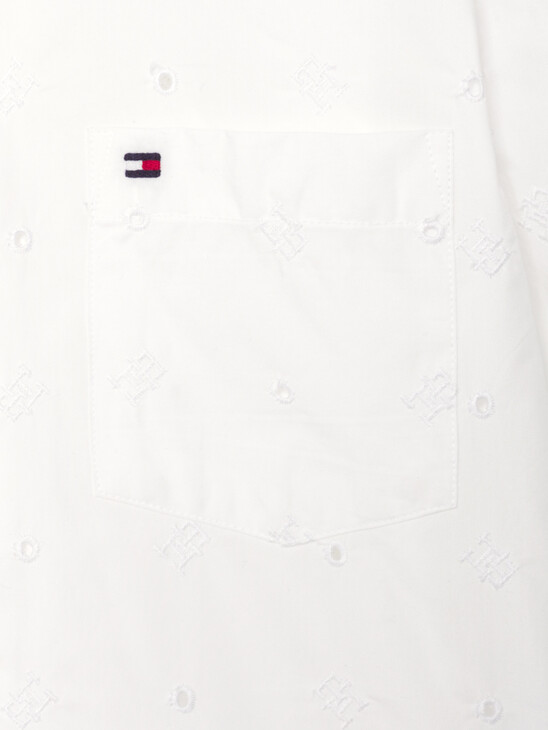 Th Monogram Embroidery Shirt