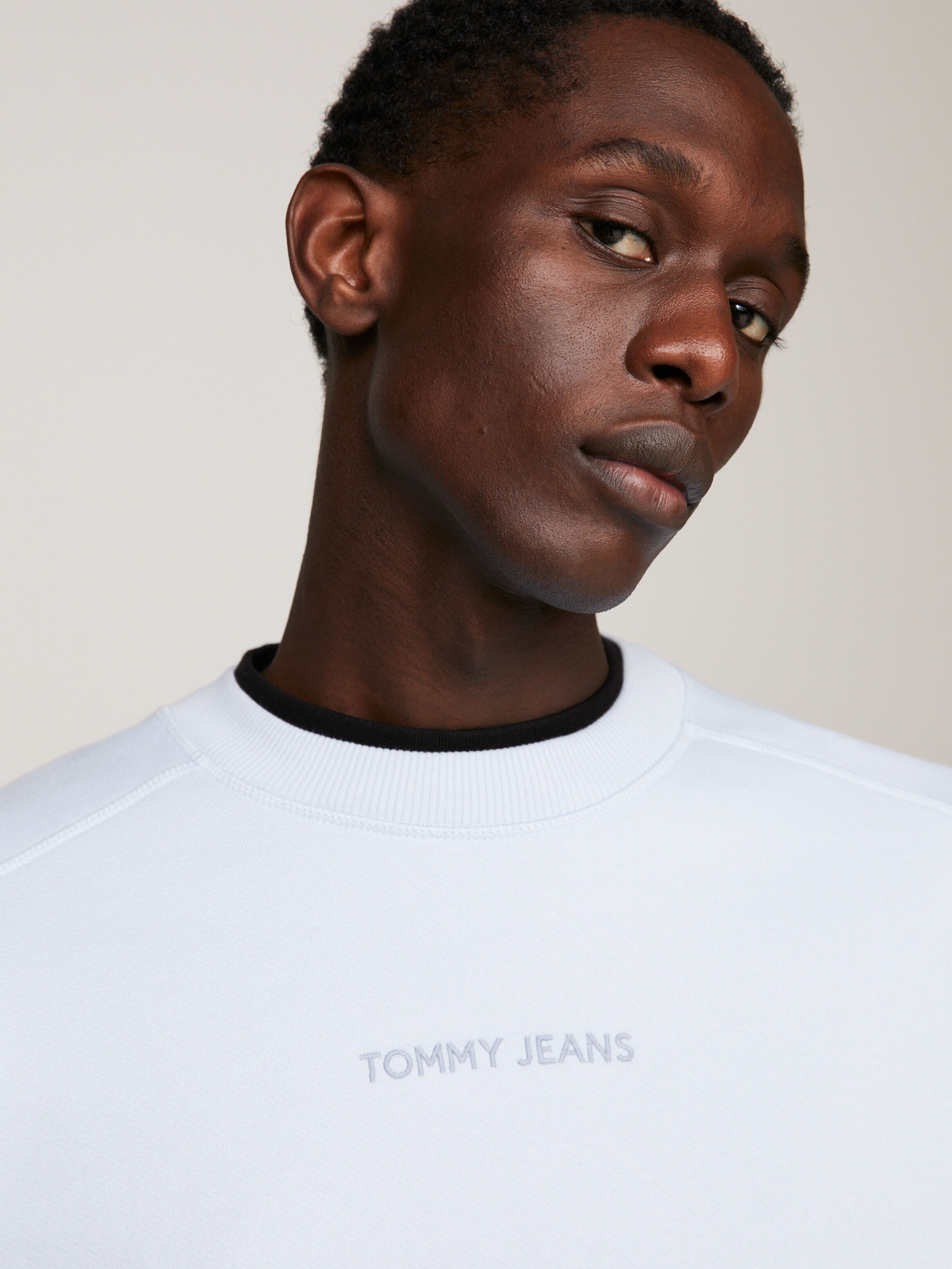 Classics Logo Boxy Fleece Sweatshirt blue Tommy Hilfiger