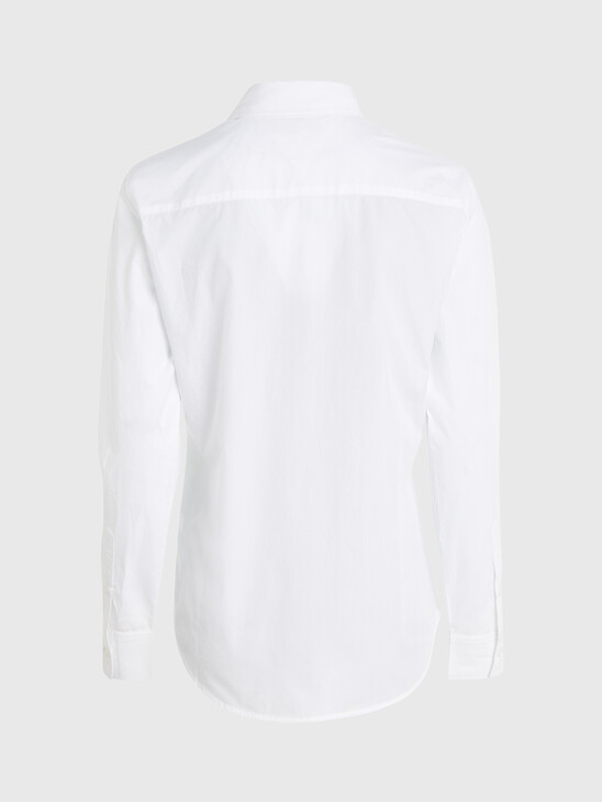 ORGANIC COTTON MONOGRAM EMBROIDERY SHIRT