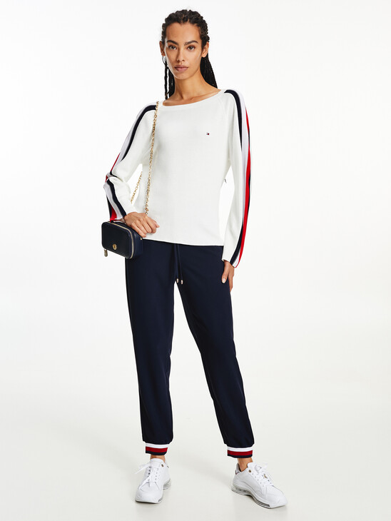 Signature Sleeve Round Neck Jumper Signature Sleeve Round Neck Jumper