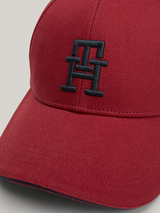 TH Monogram 刺繡六片式棒球帽