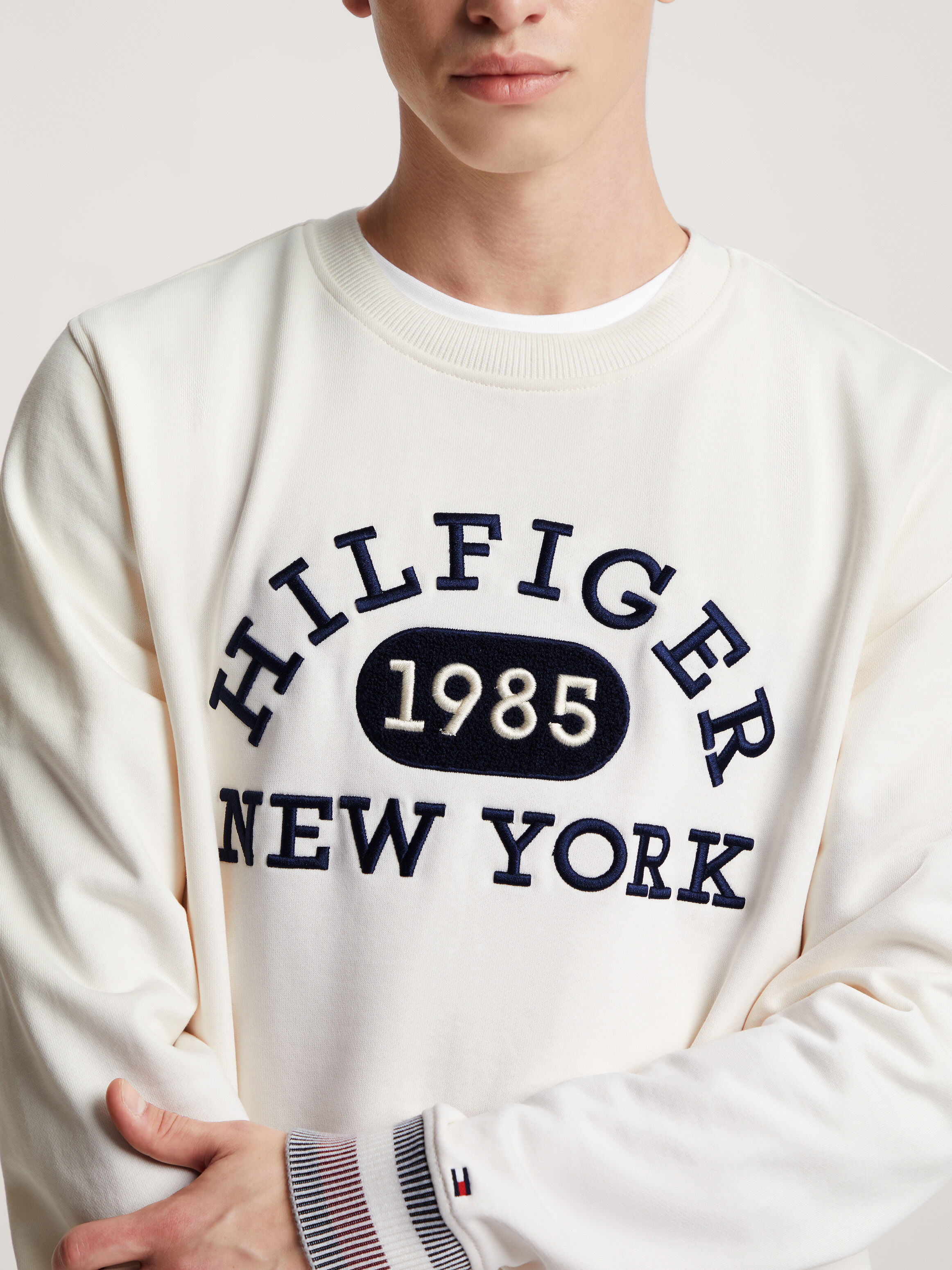 Collegiate tommy store hilfiger sweatshirt