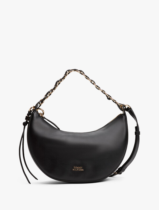 Crescent Leather Crossbody