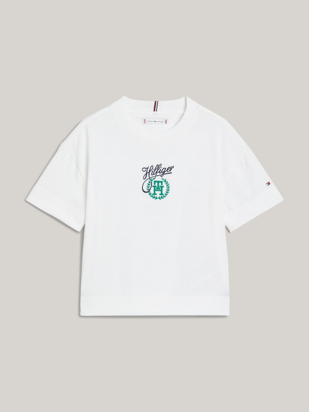 TH MonogramLogo T 恤, White, hi-res