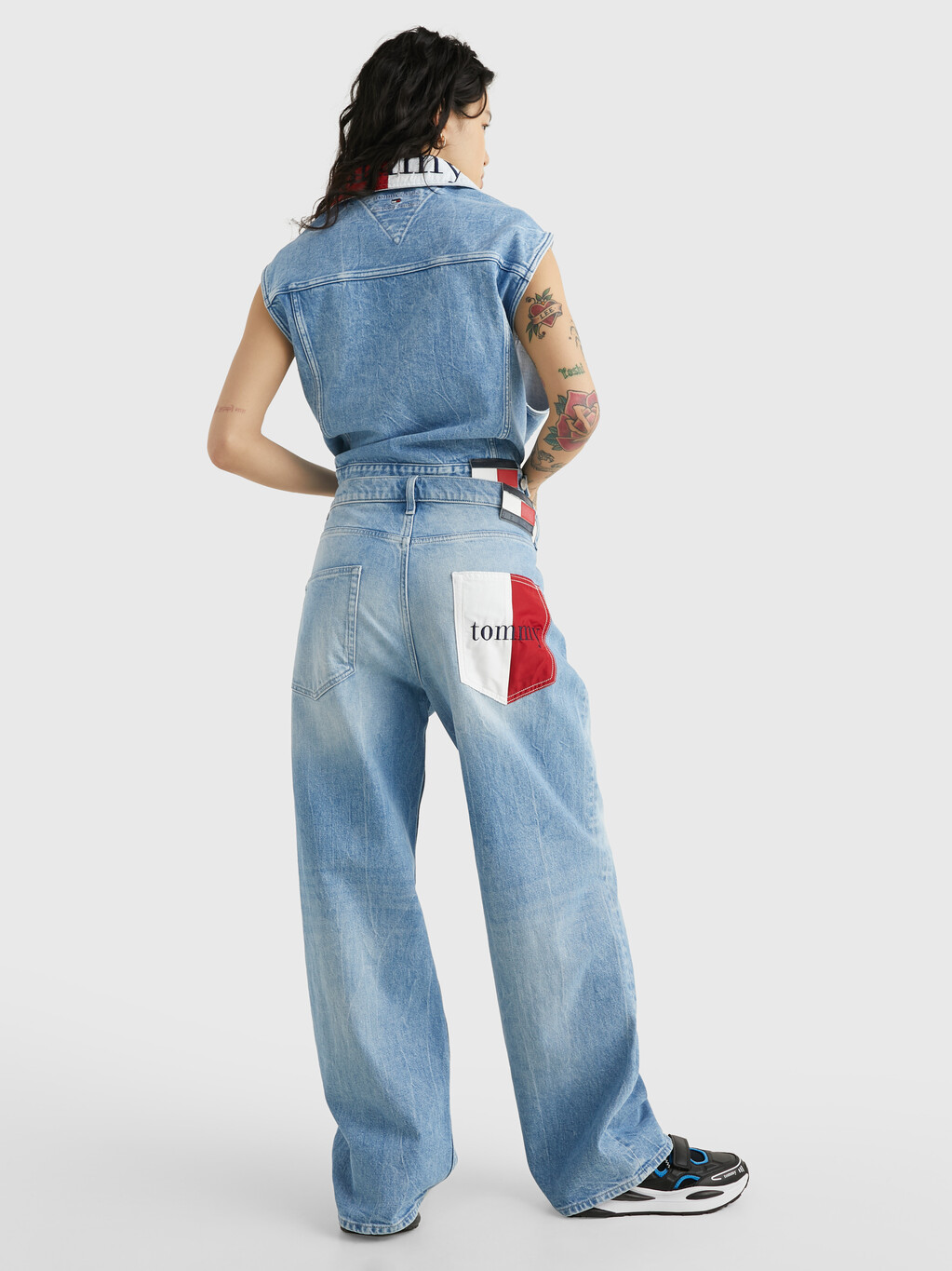 Dual Gender Aiden Baggy Fit Jeans, Denim Indigo, hi-res