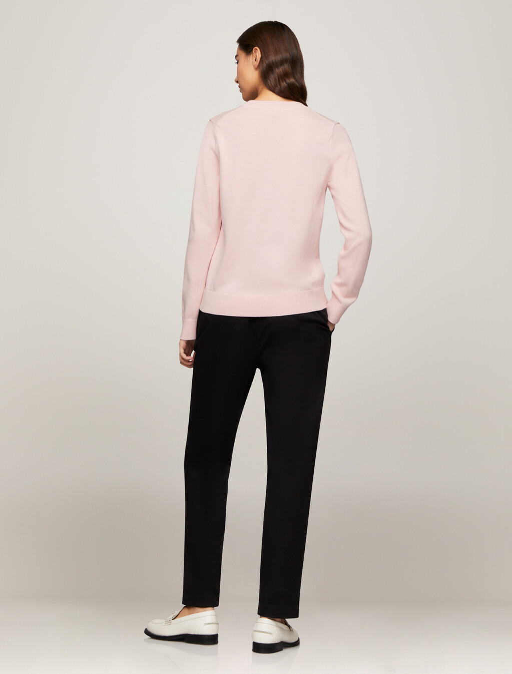 Script Logo Sweater, Delicate Pink, hi-res