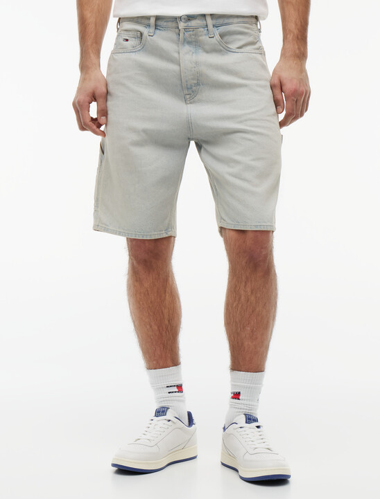 Jaimie Relaxed Carpenter Denim Shorts