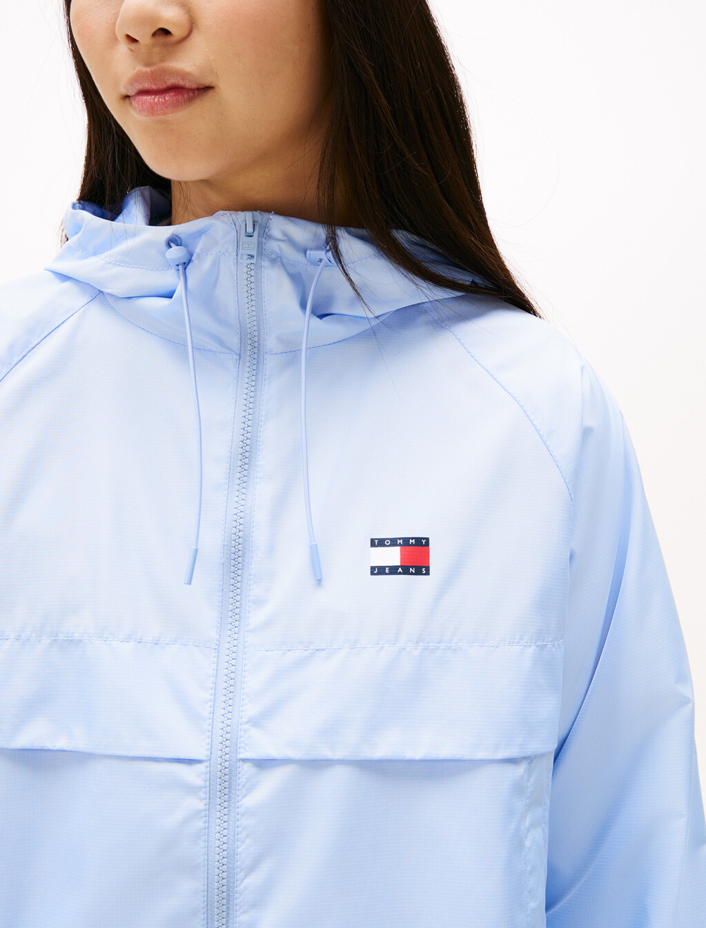 Tommy Badge Windbreaker, Sweet Blue, hi-res
