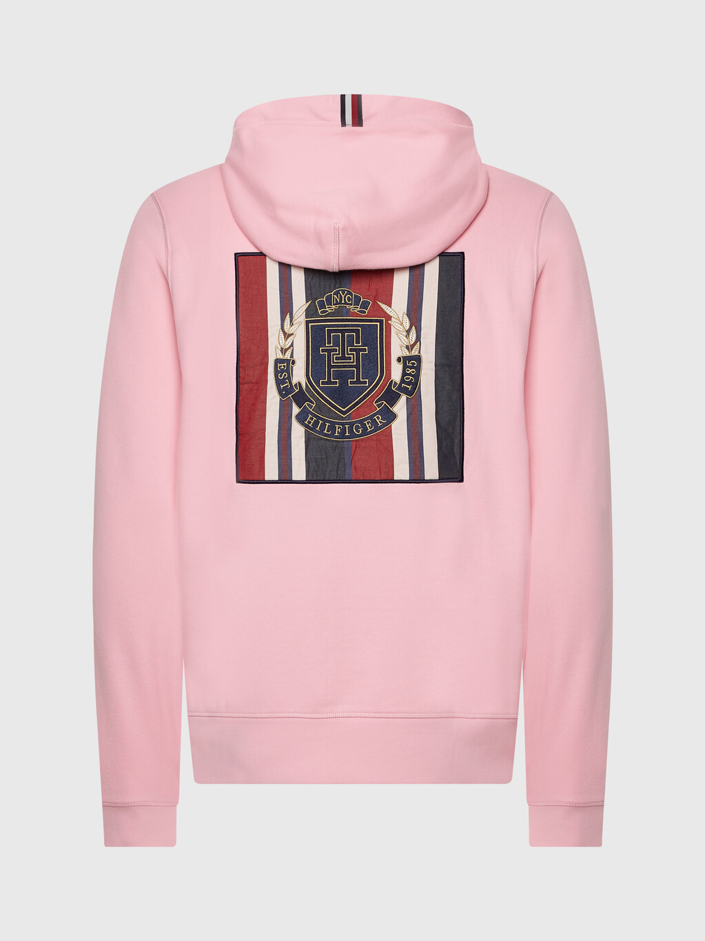 Icon Back Patch Hoodie, Classic Pink, hi-res