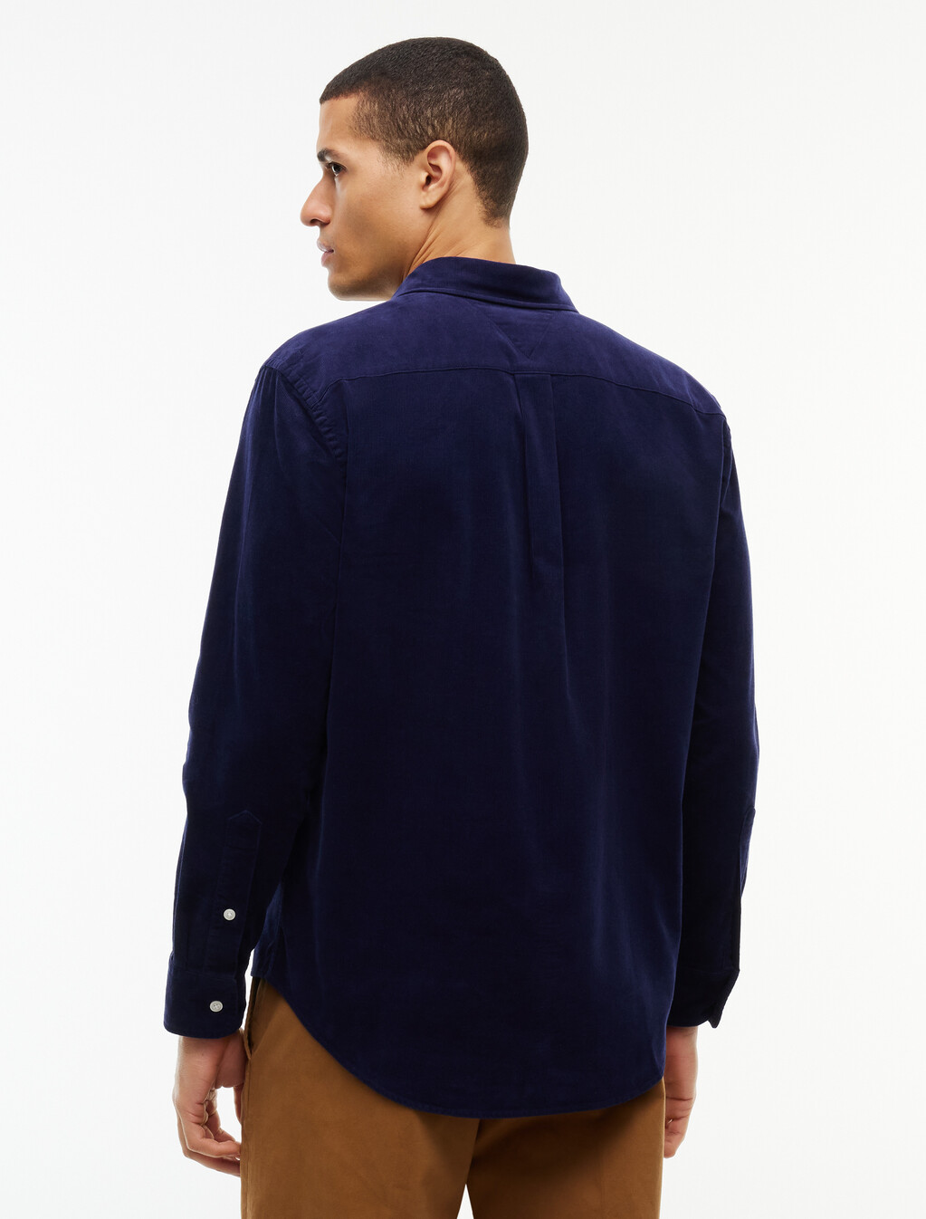 Regular Fit Corduroy Button-Down Shirt, Imperial Navy, hi-res