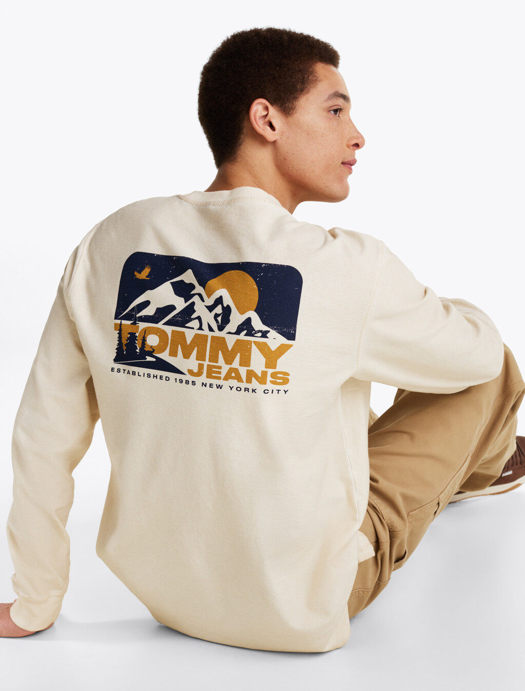 Back Logo Long Sleeve T-Shirt, Kelp, hi-res