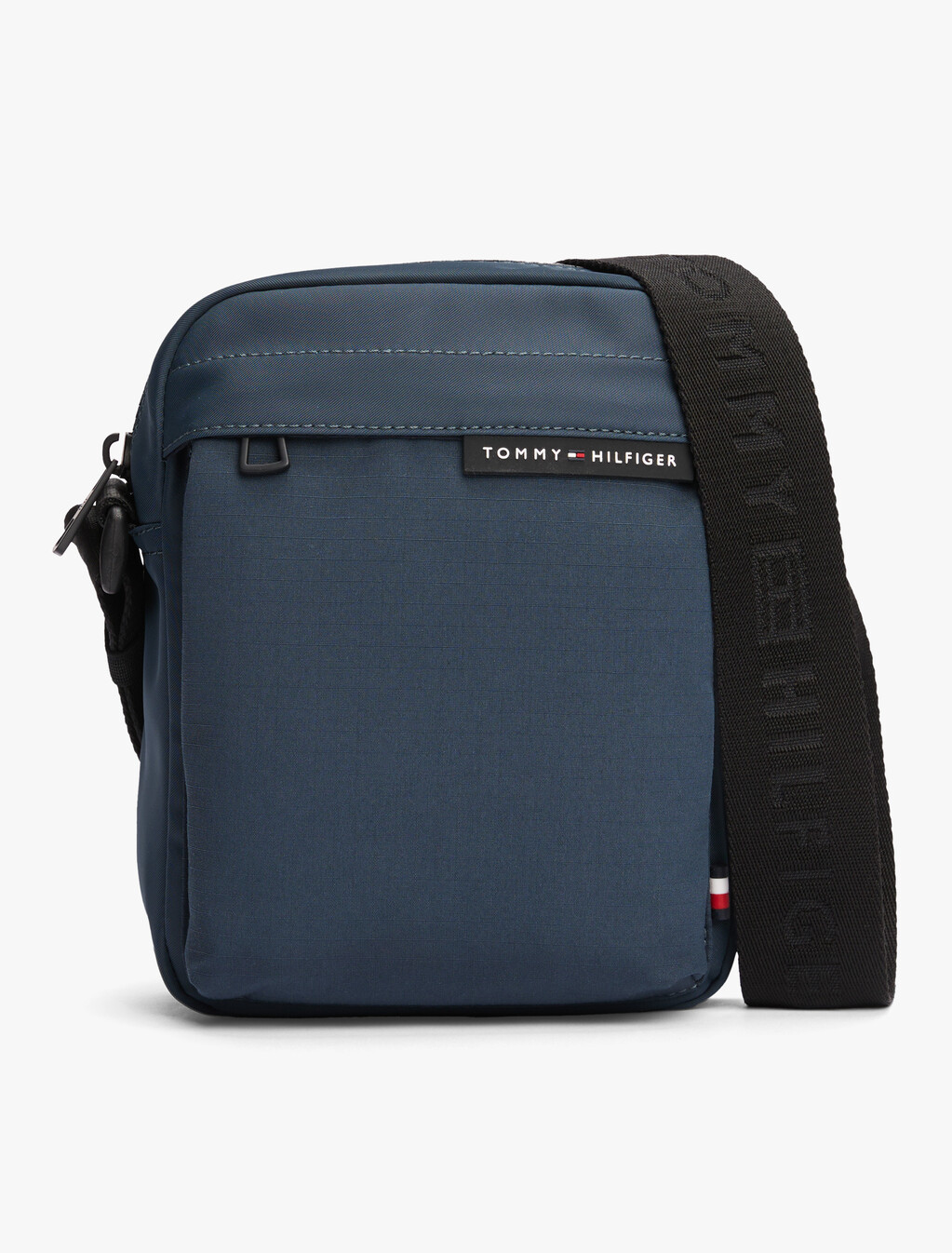 Rubberised Logo Reporter Bag, Military Denim, hi-res