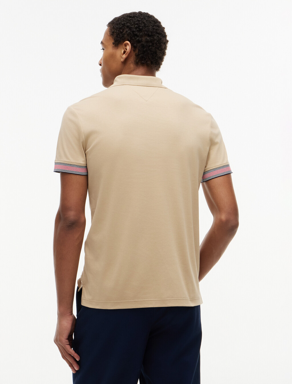 Fluid Cotton 純棉修身 Polo 衫, Batique Khaki, hi-res