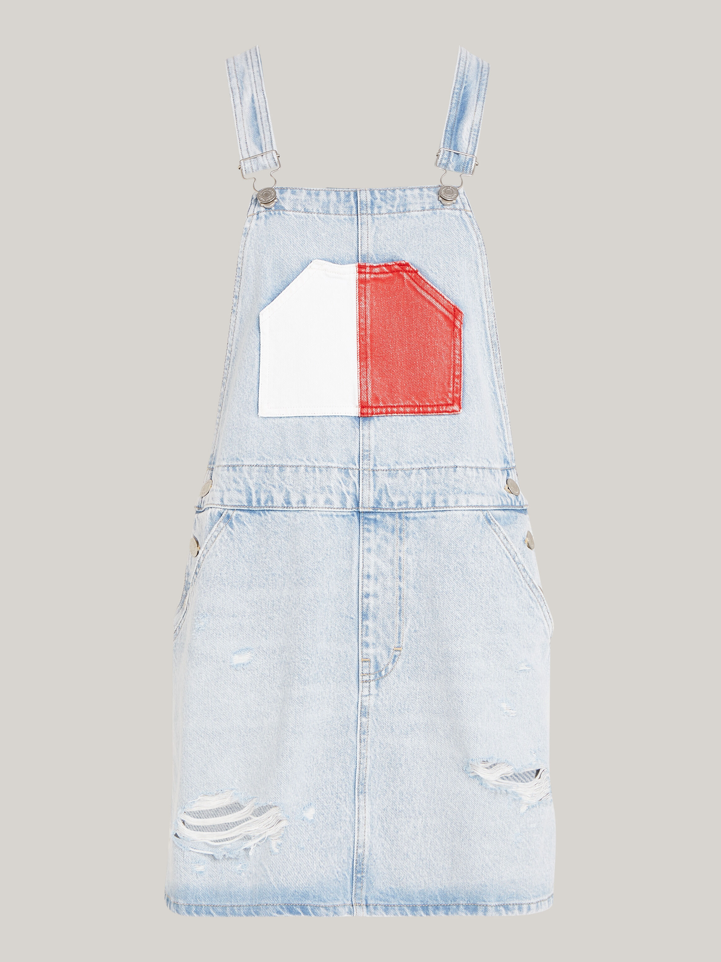 Tommy hilfiger denim overall dress discount