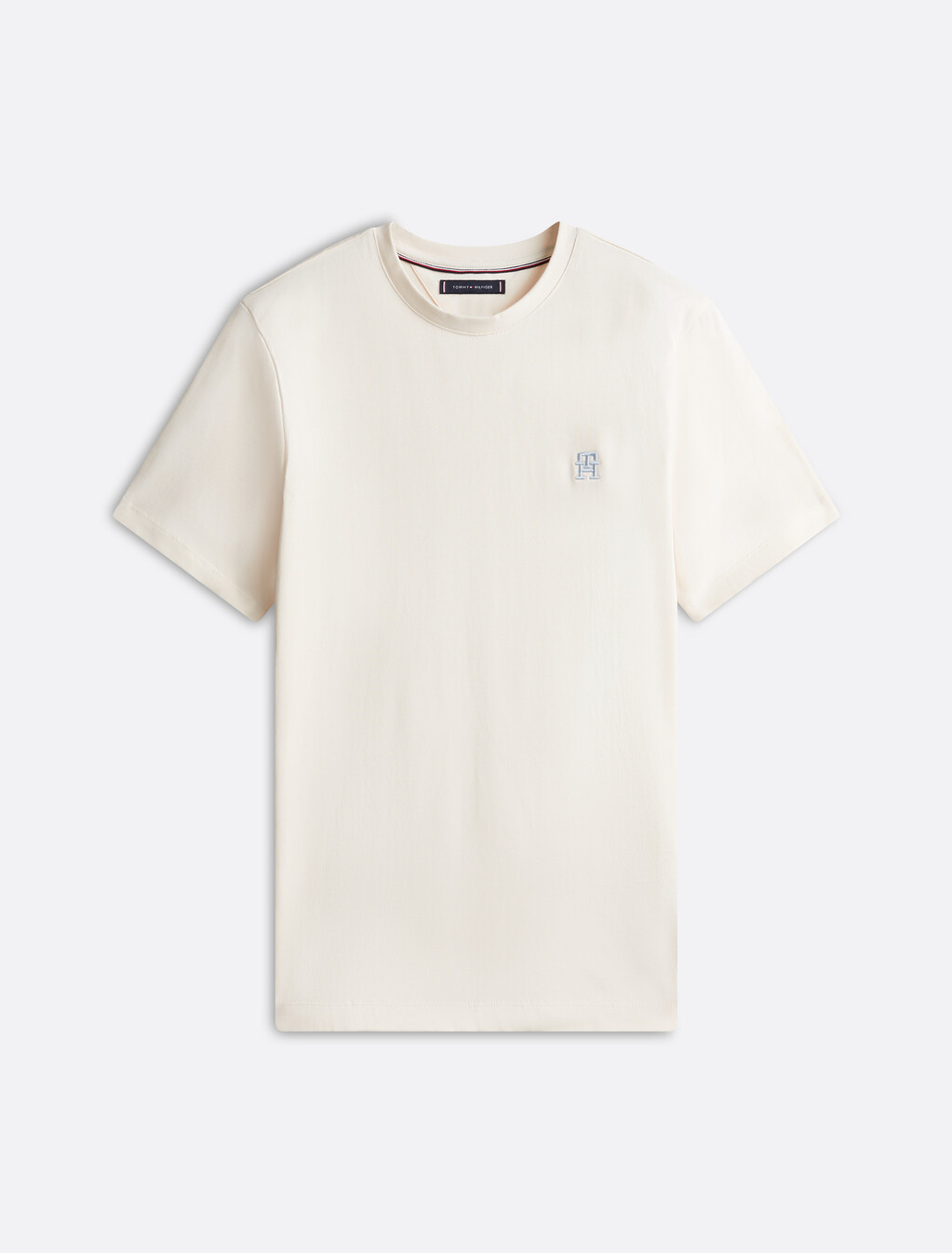 Contrast TH Monogram Embroidery T-Shirt, Ivory Petal, hi-res