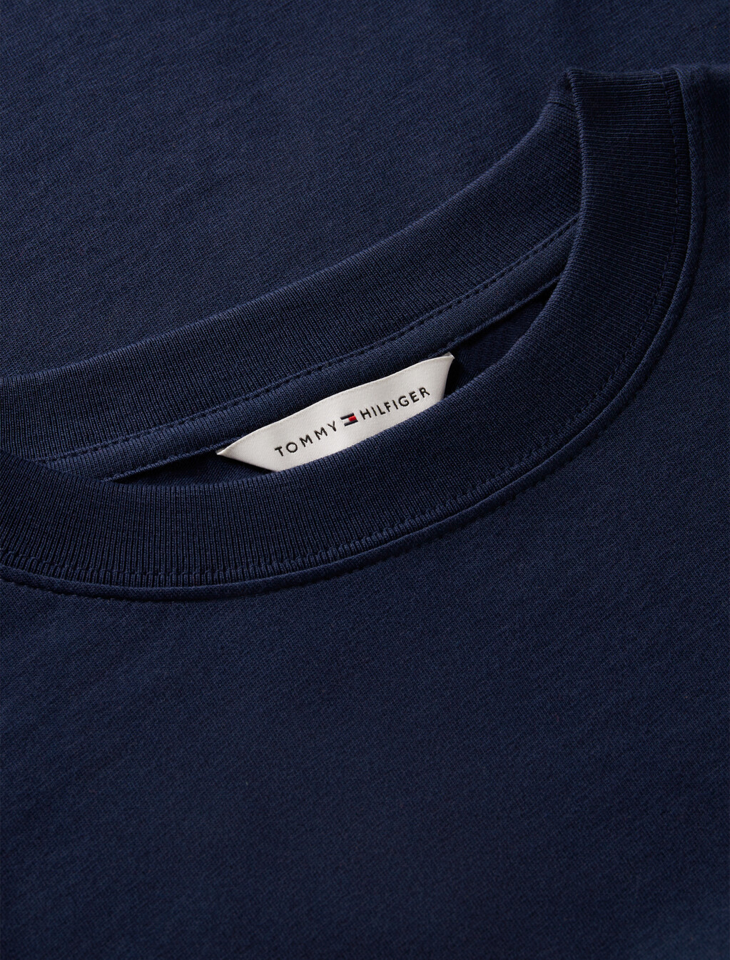 Logo Jersey Crew Neck T-Shirt, Dark Blue, hi-res