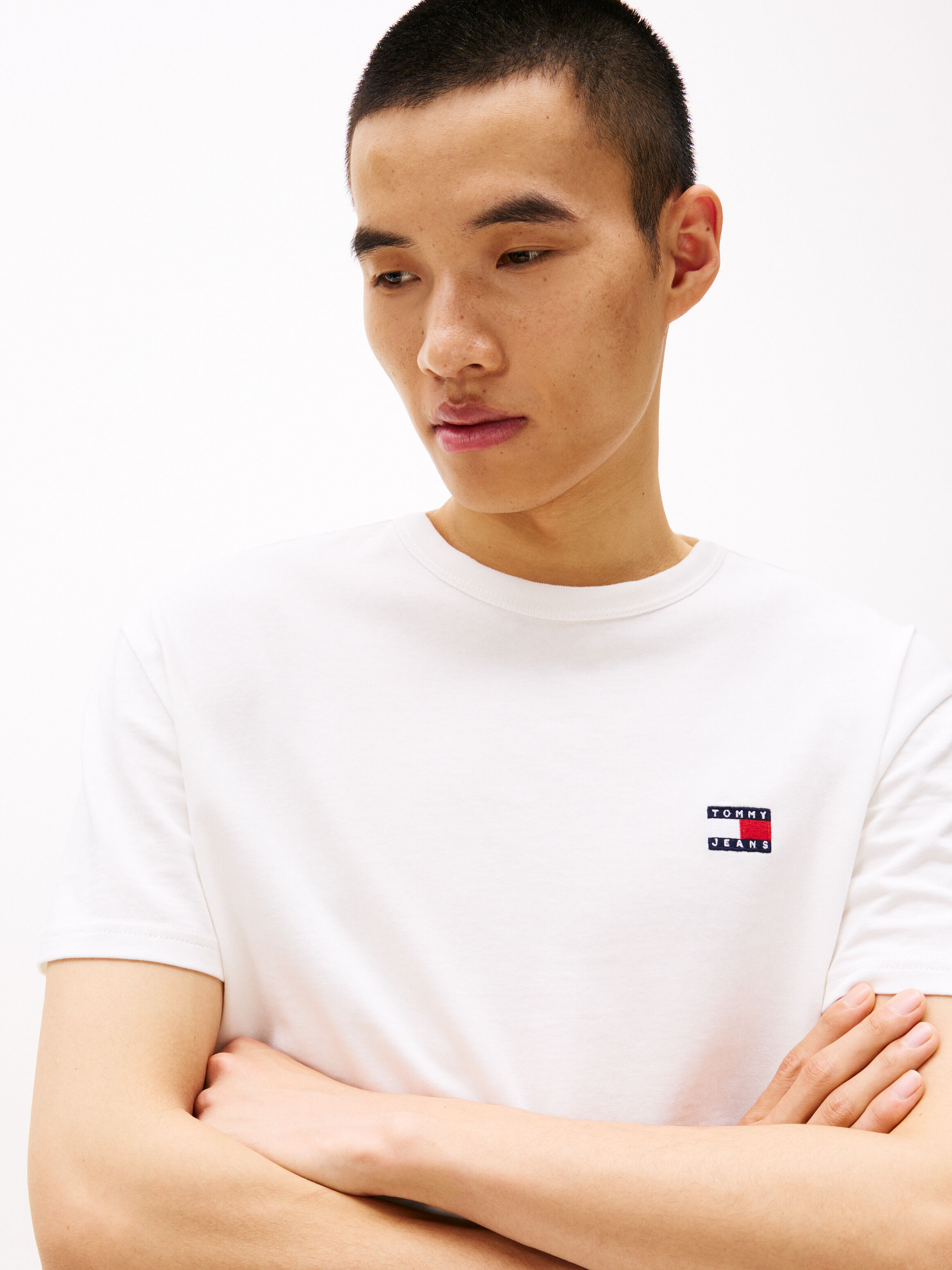 Tommy Badge Crew Neck T Shirt