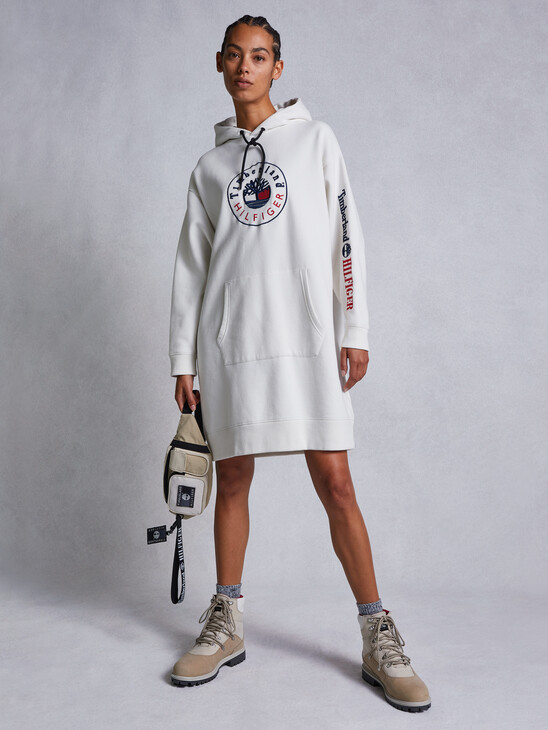 TOMMYXTIMBERLAND HOODED SWEATSHIRT DRESS TOMMYXTIMBERLAND HOODED SWEATSHIRT DRESS