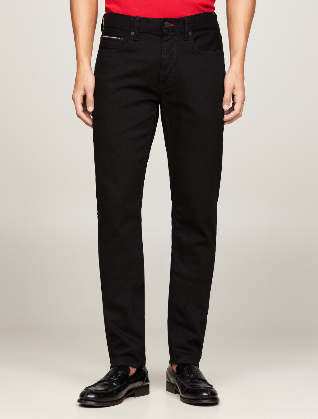 Denton Straight Black Jeans, Chelsea Black, hi-res