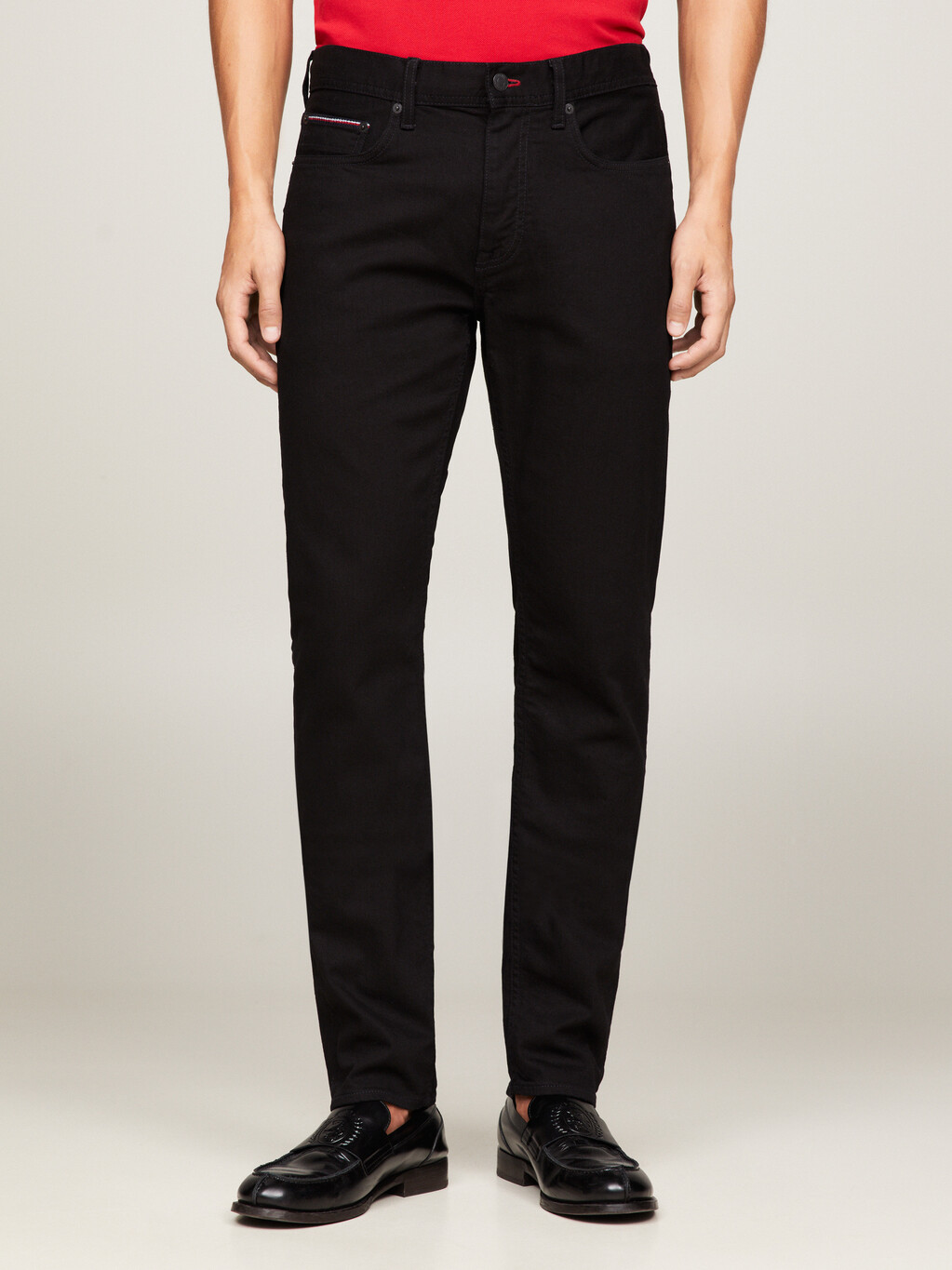 Denton Straight Black Jeans, Chelsea Black, hi-res