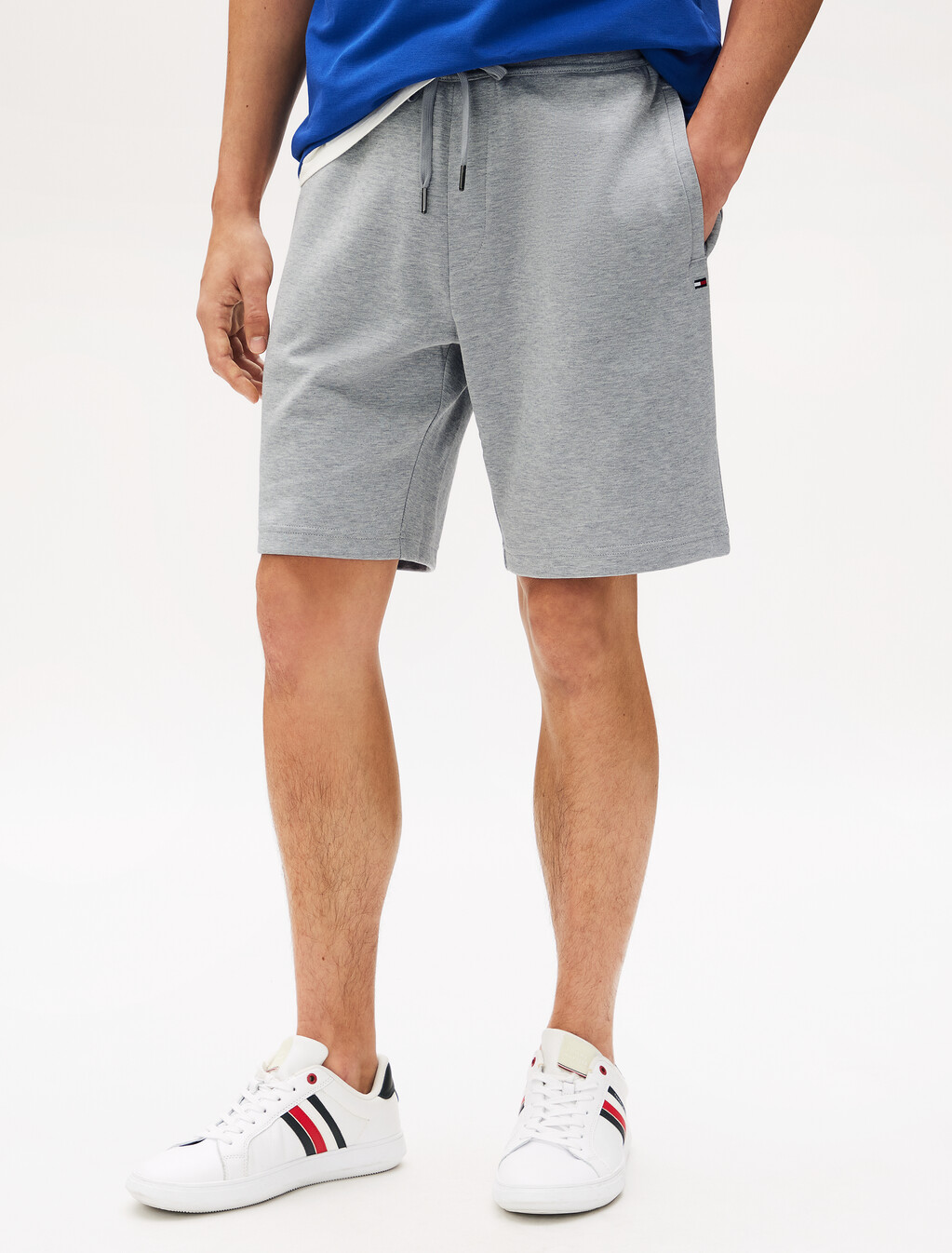 Essential Intechno Sweatshorts, Light Grey Heather, hi-res