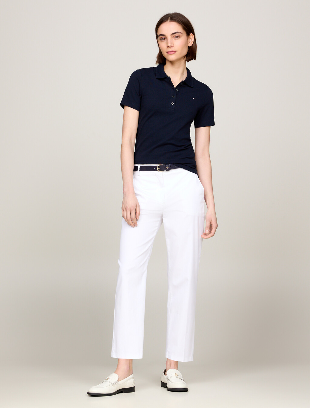 Essential Slim Fit Polo, Desert Sky, hi-res