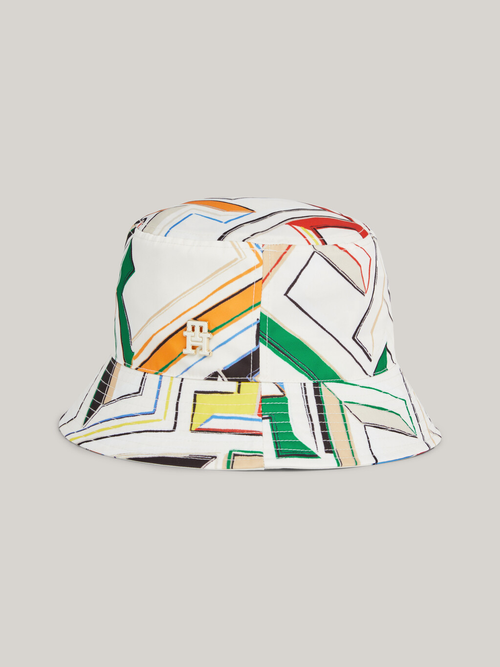 TH Monogram Plaque Bucket Hat, Multi, hi-res