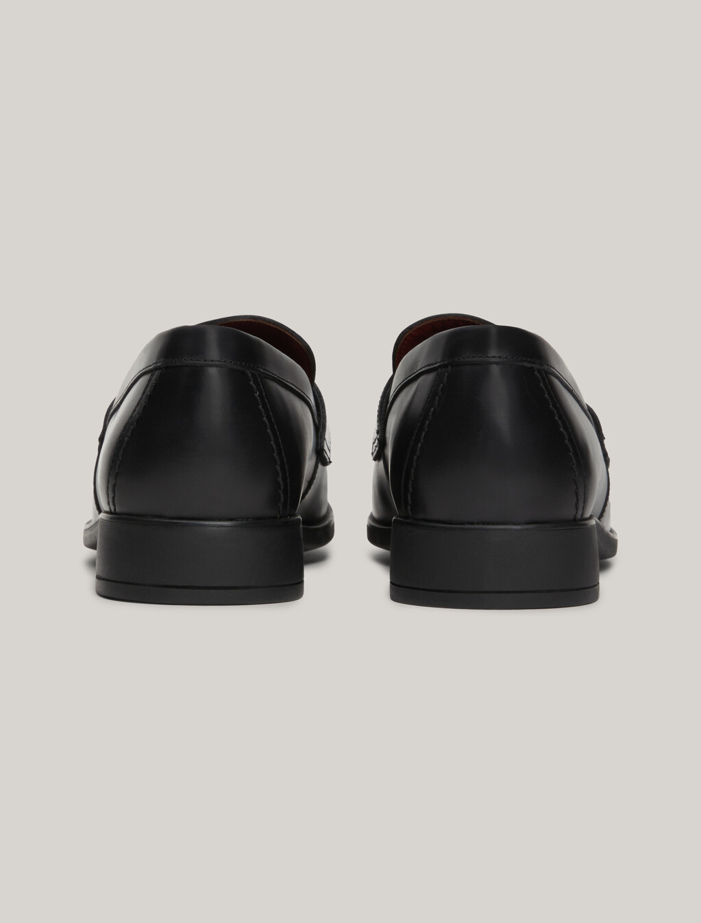 加高皮樂福鞋, Black, hi-res