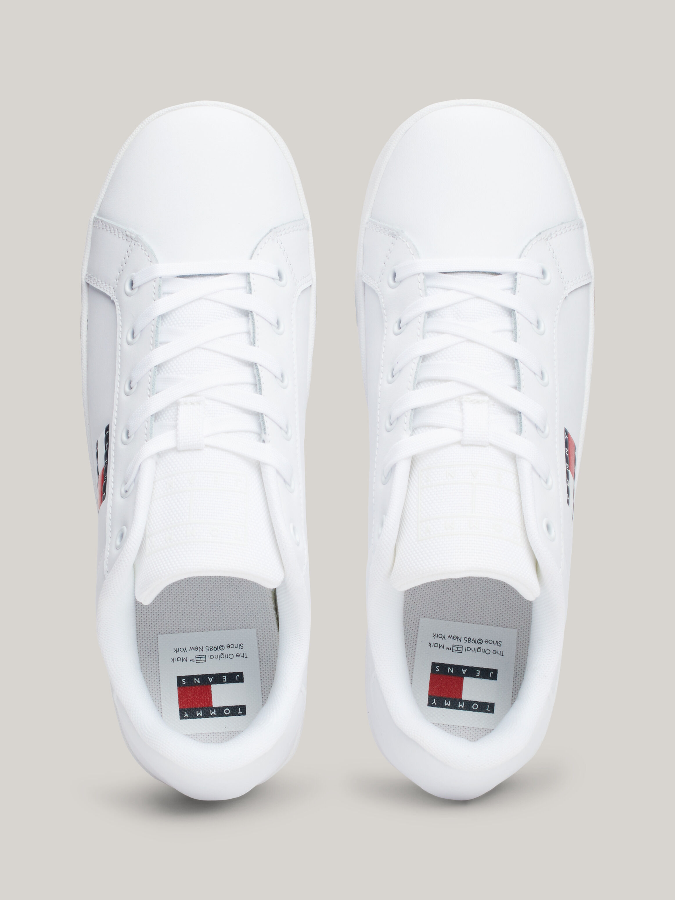 Essential Leather Fine Cleat Flatform Trainers