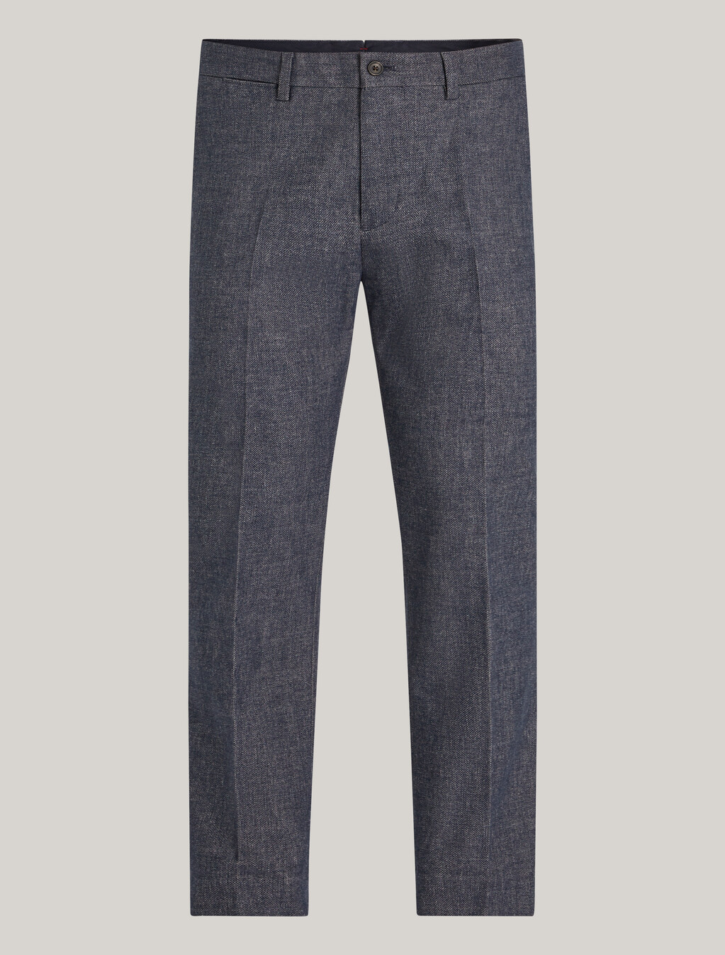 Smart Casual Brushed Marl Straight Trousers, Desert Sky, hi-res