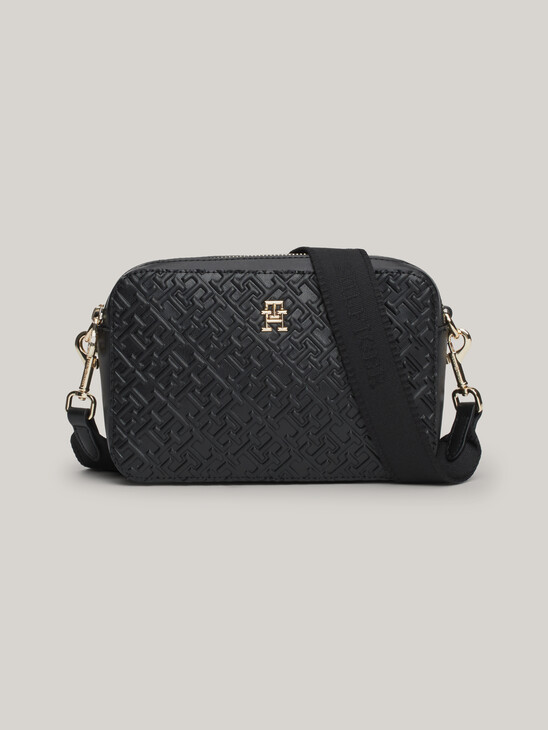 TH Monogram Embossed Camera Bag