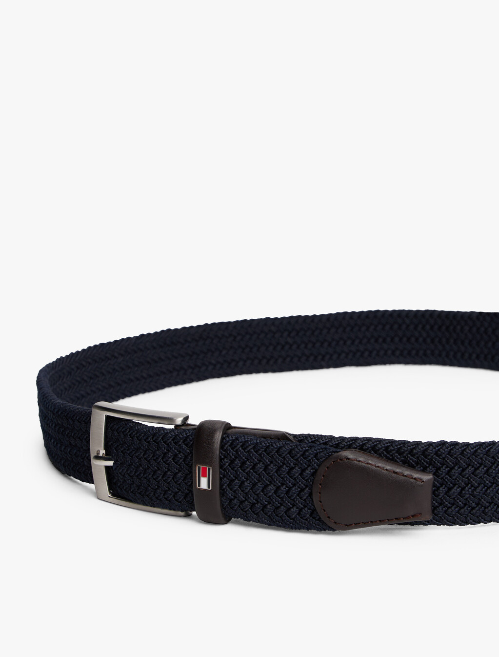 Fabric Braided Belt, Sky Captain, hi-res