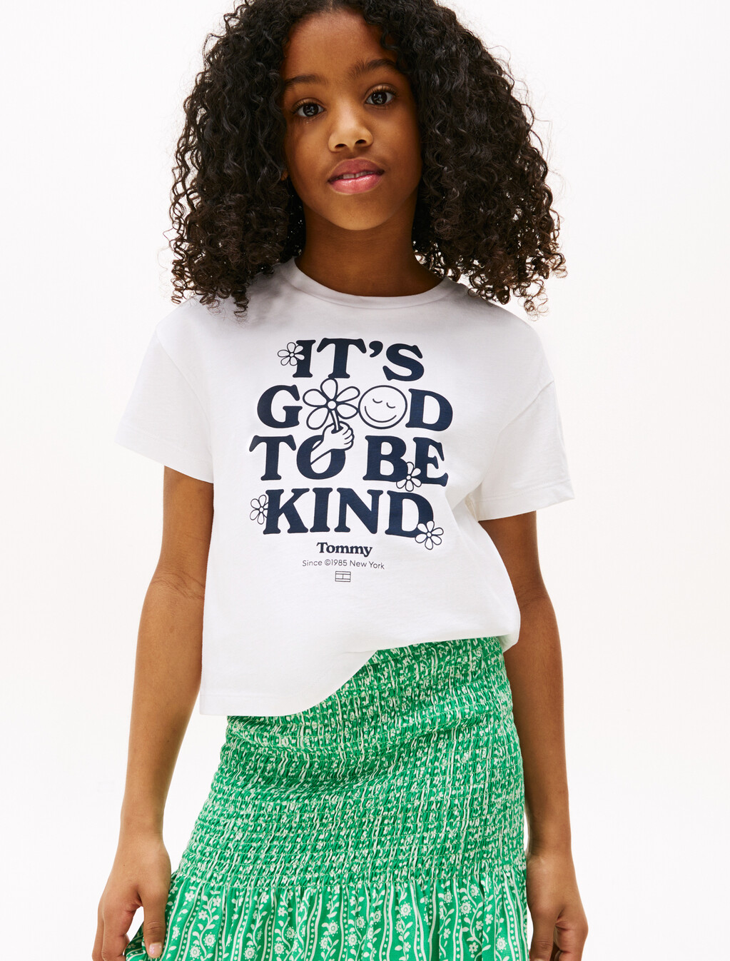 Graphic Print Relaxed T-Shirt, White, hi-res