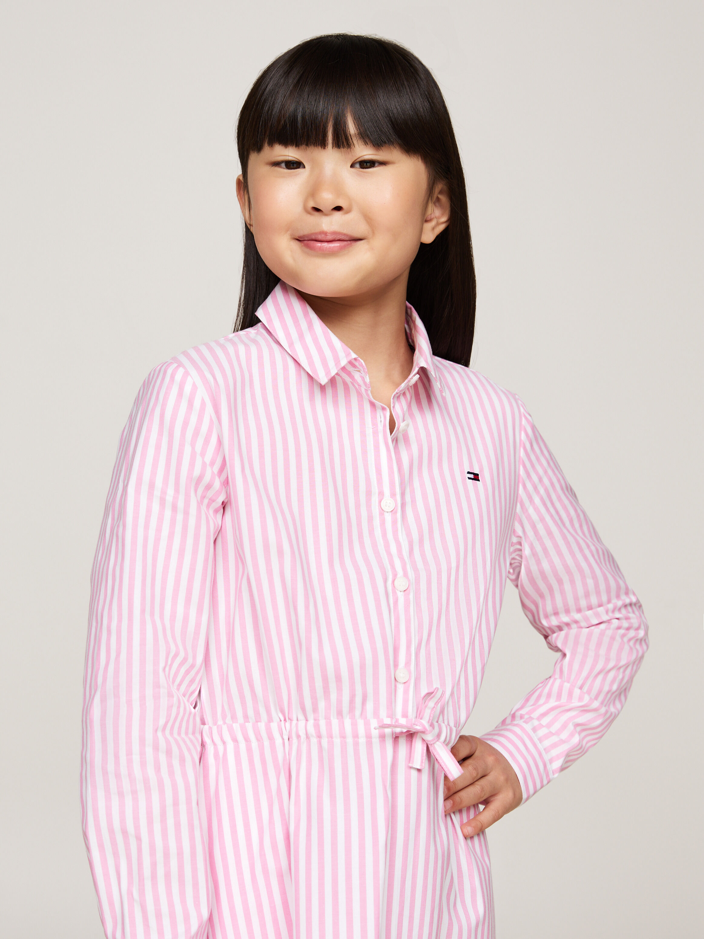 Ithaca Stripe Shirt Dress pink Tommy Hilfiger