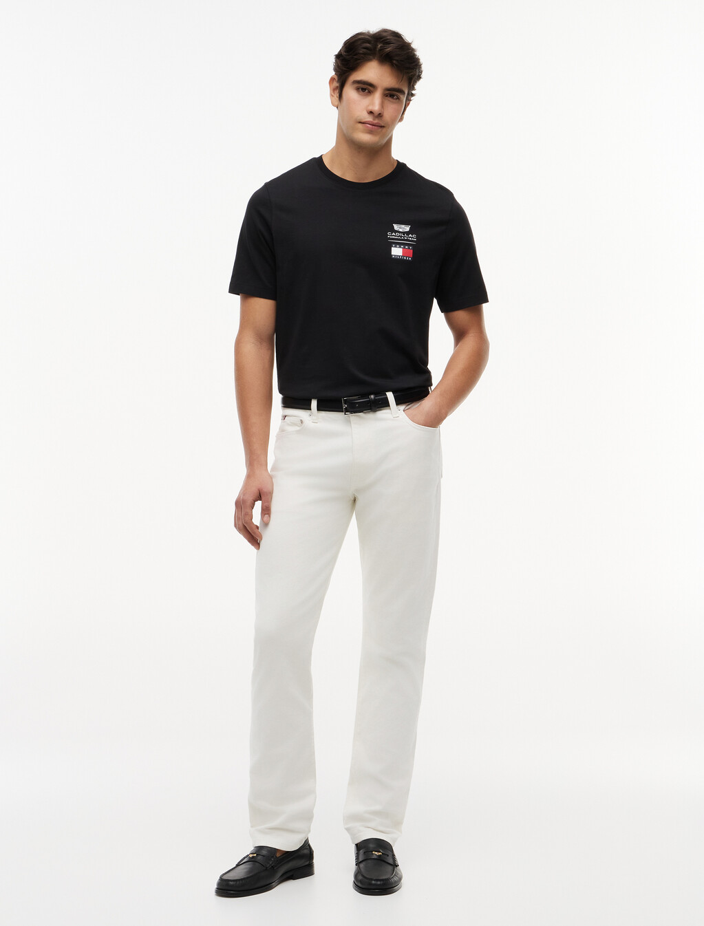 TH x Cadillac Formula 1&reg; 車隊標誌 T 恤, Black, hi-res