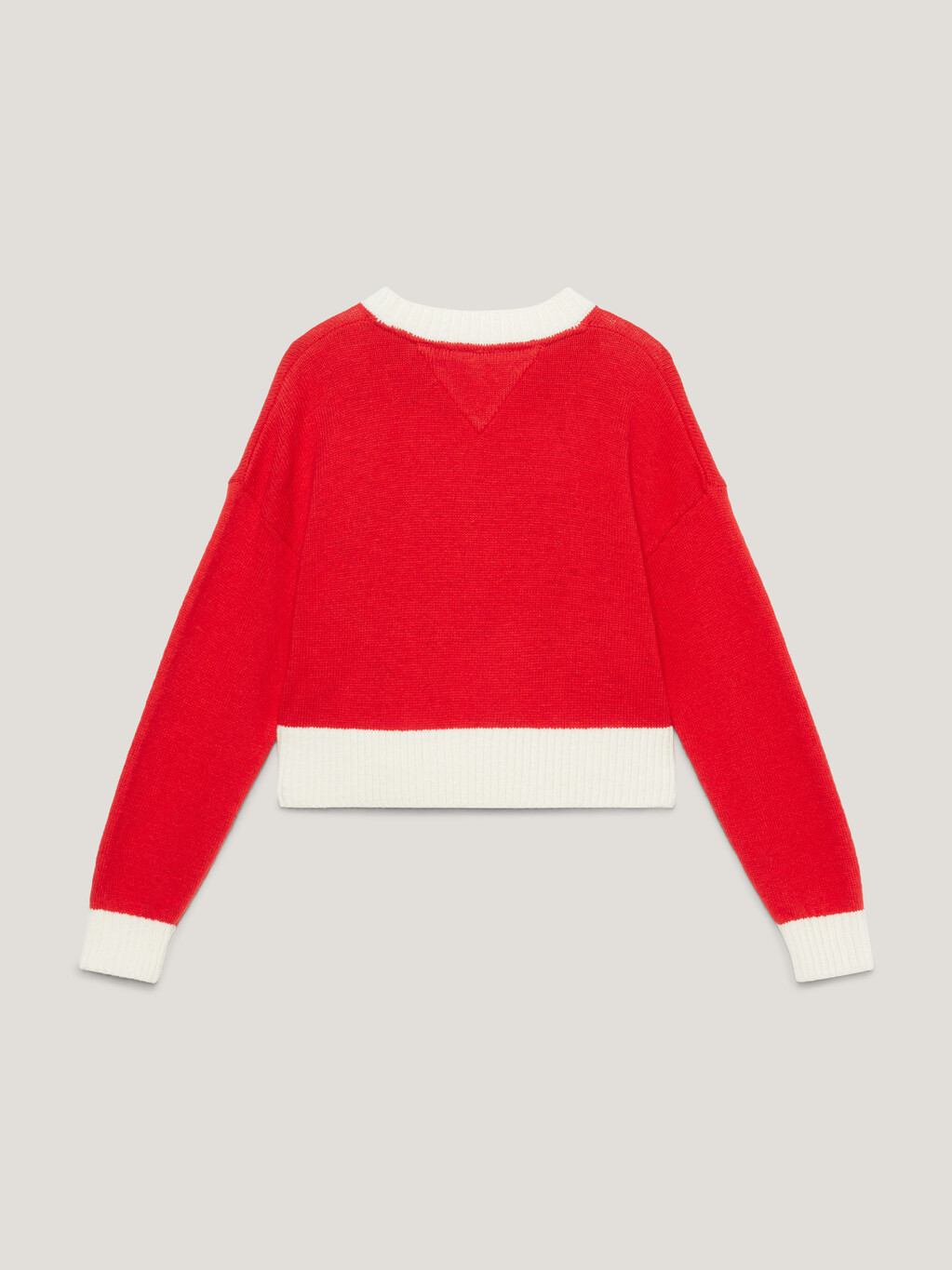 1985 年系列學院風短版針織衫, Fierce Red, hi-res