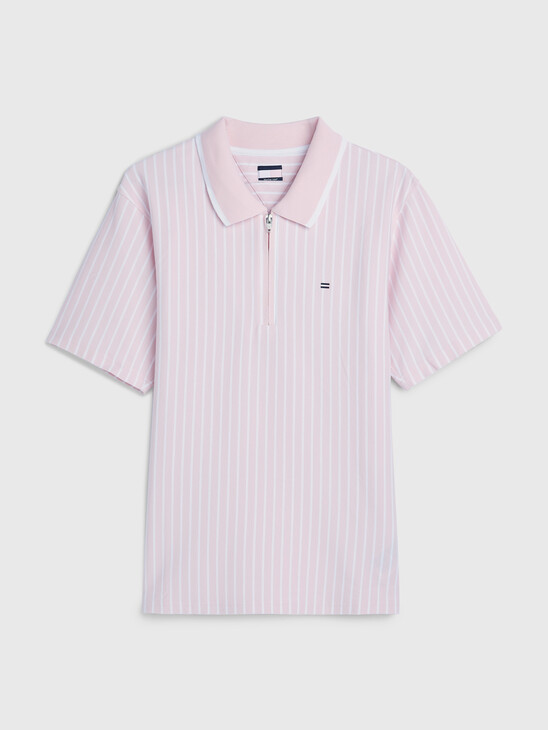 TOMMY X MARTINE ROSE ZIP-UP POLO