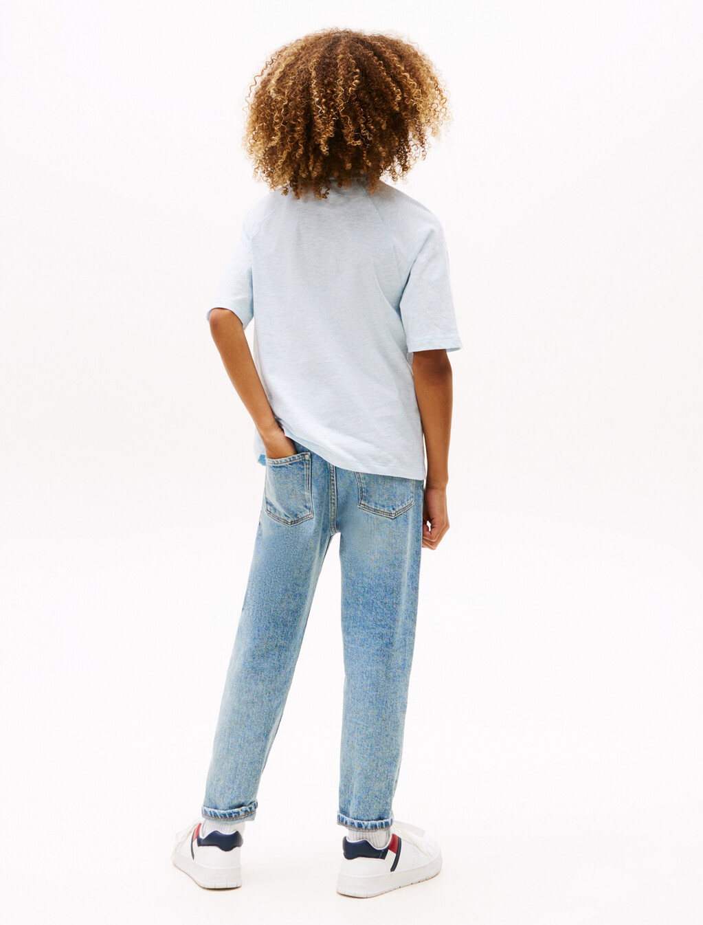 Varsity Logo T-Shirt, Breezy Blue Heather, hi-res