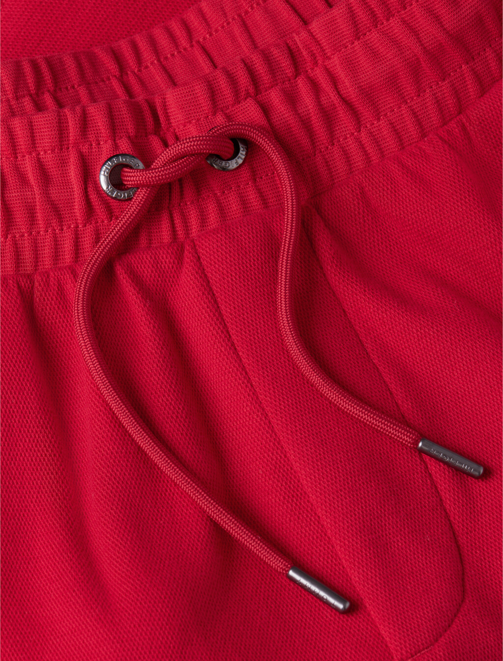 Pique Interlock Sweat Shorts, Medium Red, hi-res