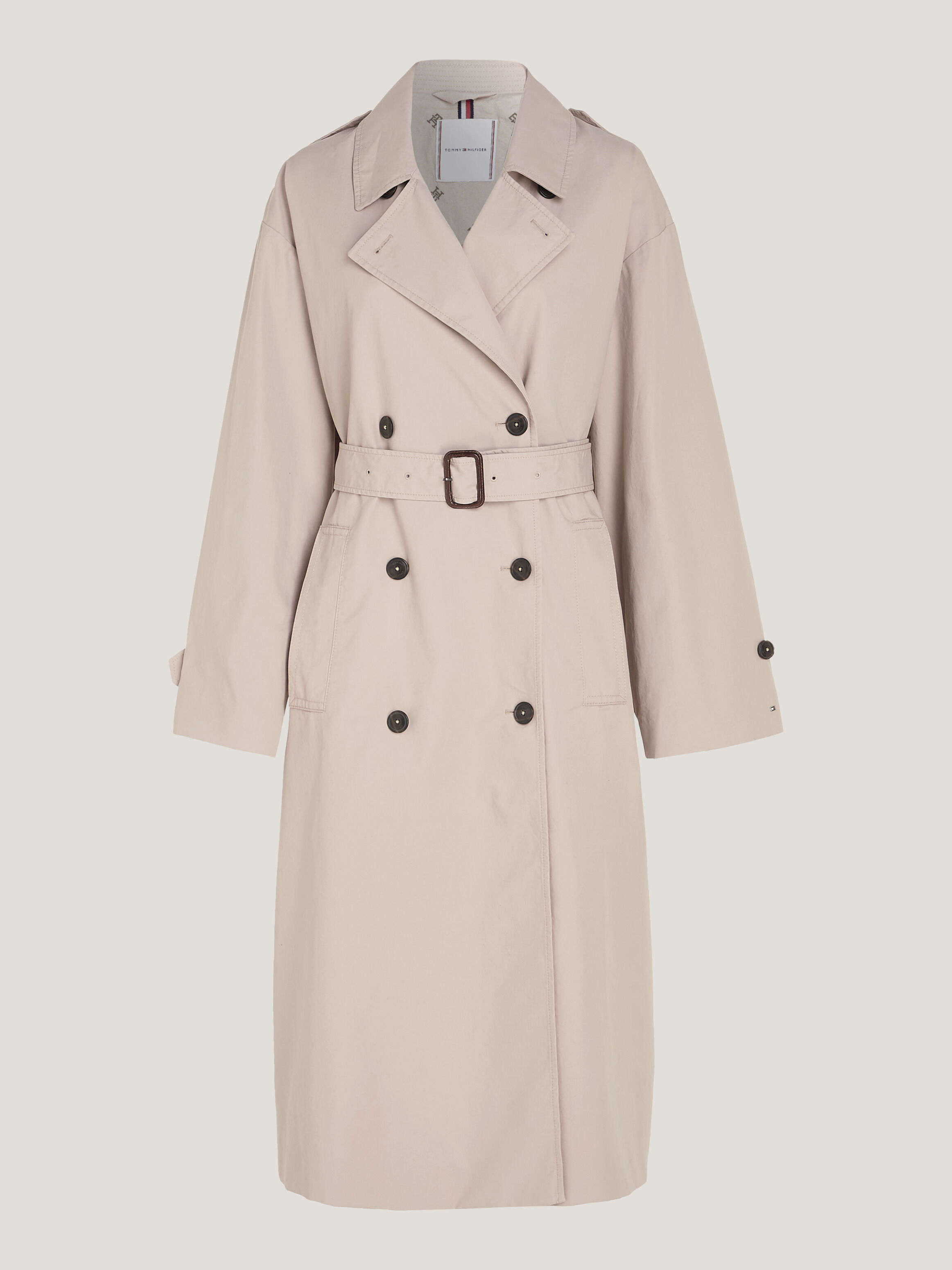 Tommy hilfiger hooded trench coat cheap