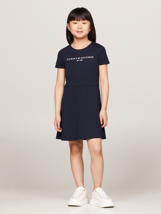 Essential Logo Fit And Flare Dress