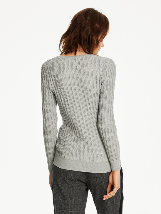 CABLE KNIT PULLOVER CABLE KNIT PULLOVER
